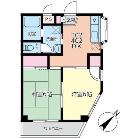 ベルメゾンババの物件間取画像